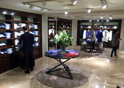 Diseño de interiores para tiendas de Massimo Dutti