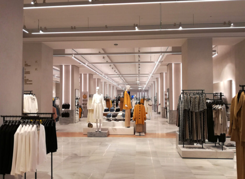 Reforma de la tienda Zara hecha por Galbiana