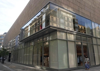 Reforma de la tienda Zara en Donosti